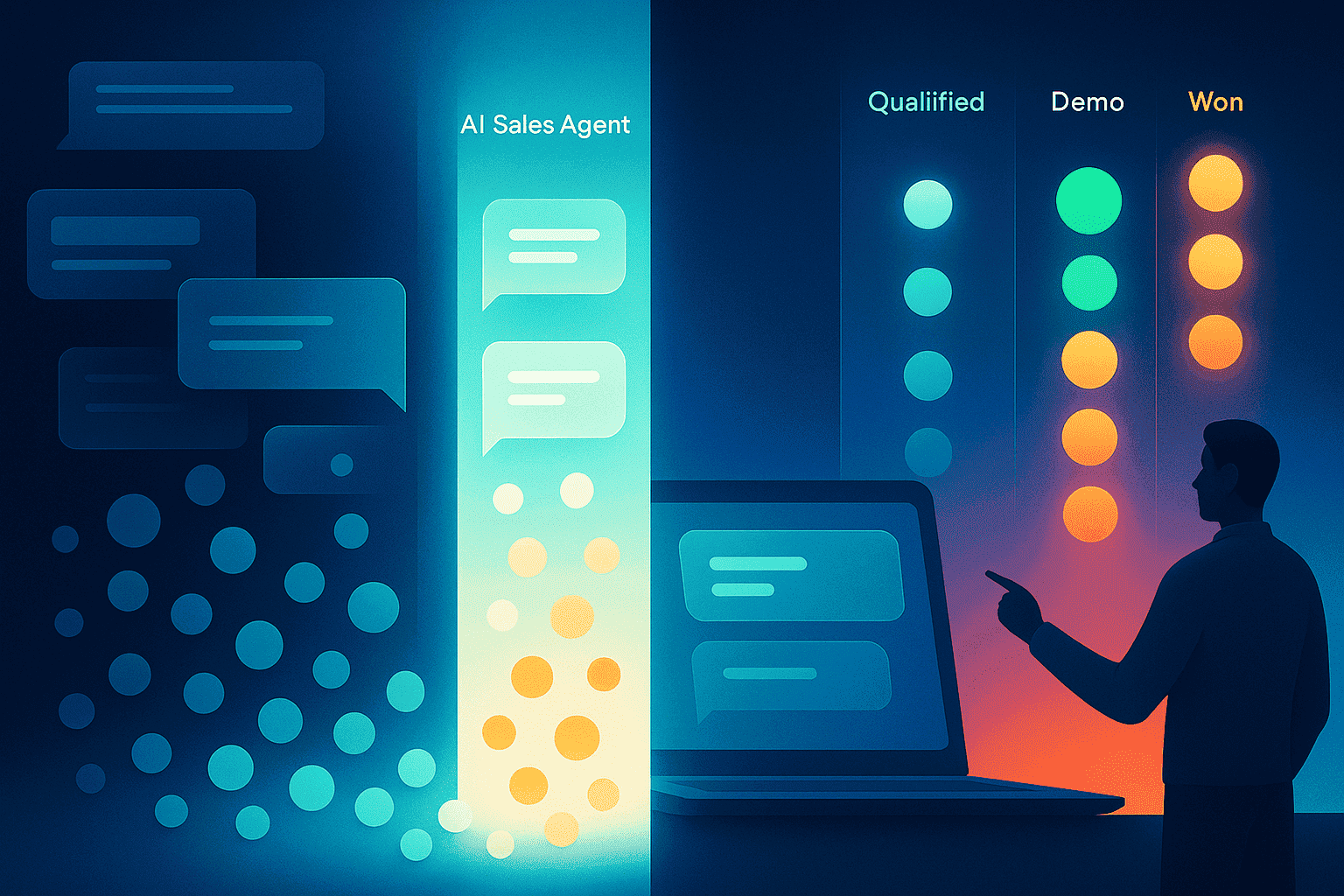 From Chatbot to AI Sales Agent: Stop Leaking Leads on Your Website